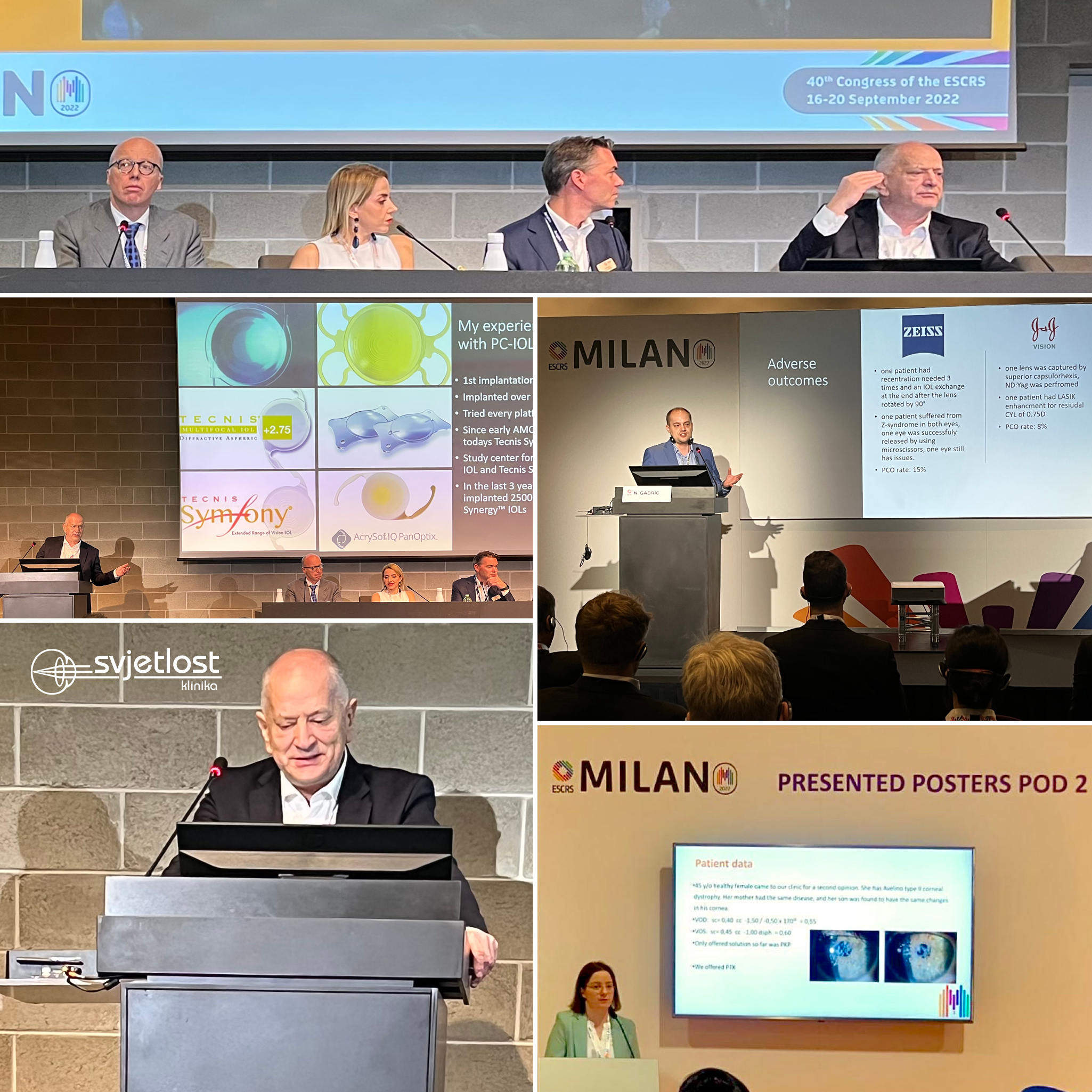 Svjetlost participated at ESCRS meeting in Milan